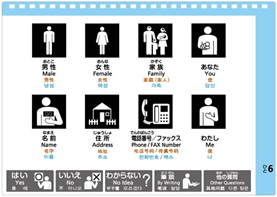 コミュニケーション支援ボードひと