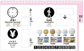 コミュニケーション支援ボード時間お金